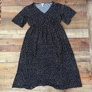 Isabel Maternity by Ingrid & Isabel Black and White Patterned Dress